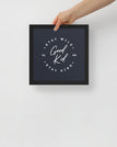 Black / 10″×10″