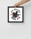 Black / 10″×10″