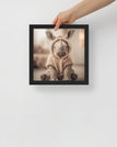 Black / 10″×10″