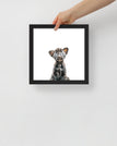 Black / 10″×10″