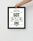 Black / 11″×14″
