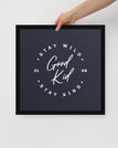 Black / 16″×16″