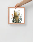 Red Oak / 10″×10″