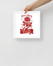 White / 10″×10″