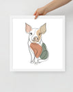 White / 16″×16″