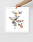 White / 16″×16″