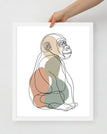 White / 16″×20″