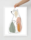 White / 16″×20″