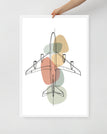 White / 24″×36″
