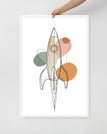 White / 24″×36″