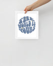White / 8″×10″