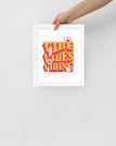 White / 8″×10″