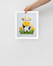 White / 8″×10″
