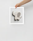 White / 8″×10″