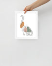 White / 8″×10″