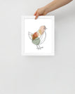 White / 8″×10″