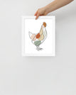 White / 8″×10″