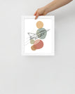 White / 8″×10″