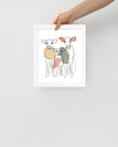 White / 8″×10″
