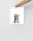 White / 8″×10″